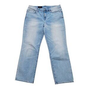 J. CREW SZ 30 Vintage Cropped Women's Light Wash Fade 5 Pocket Blue Jeans